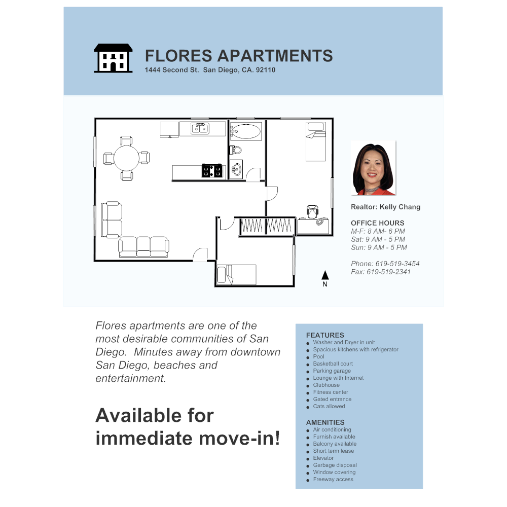 Example Image: Apartment - Real Estate Flyer