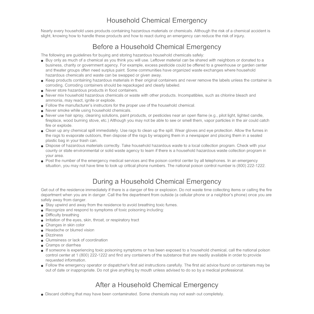 Example Image: Household Chemical Emergency