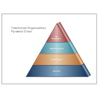 Traditional Organization Pyramid Chart