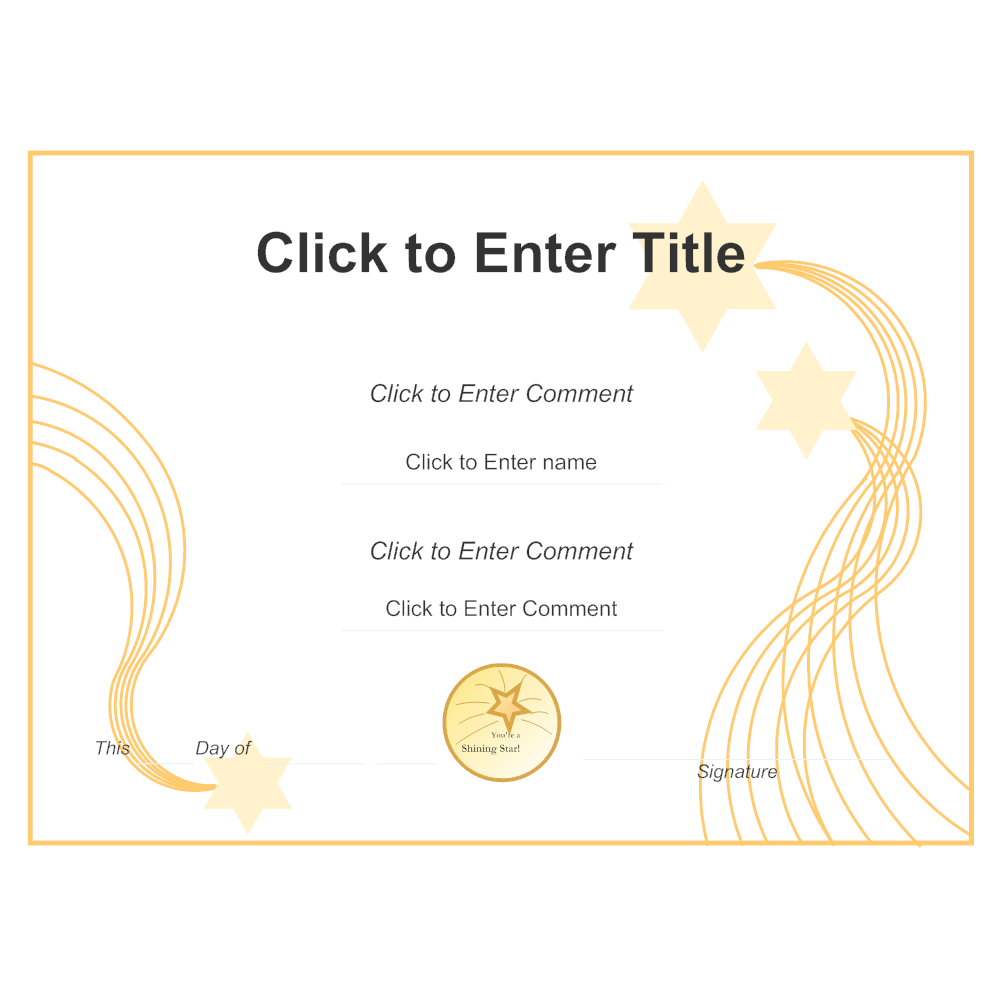 Example Image: Certificate Example