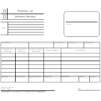 Shipping & Receiving Forms