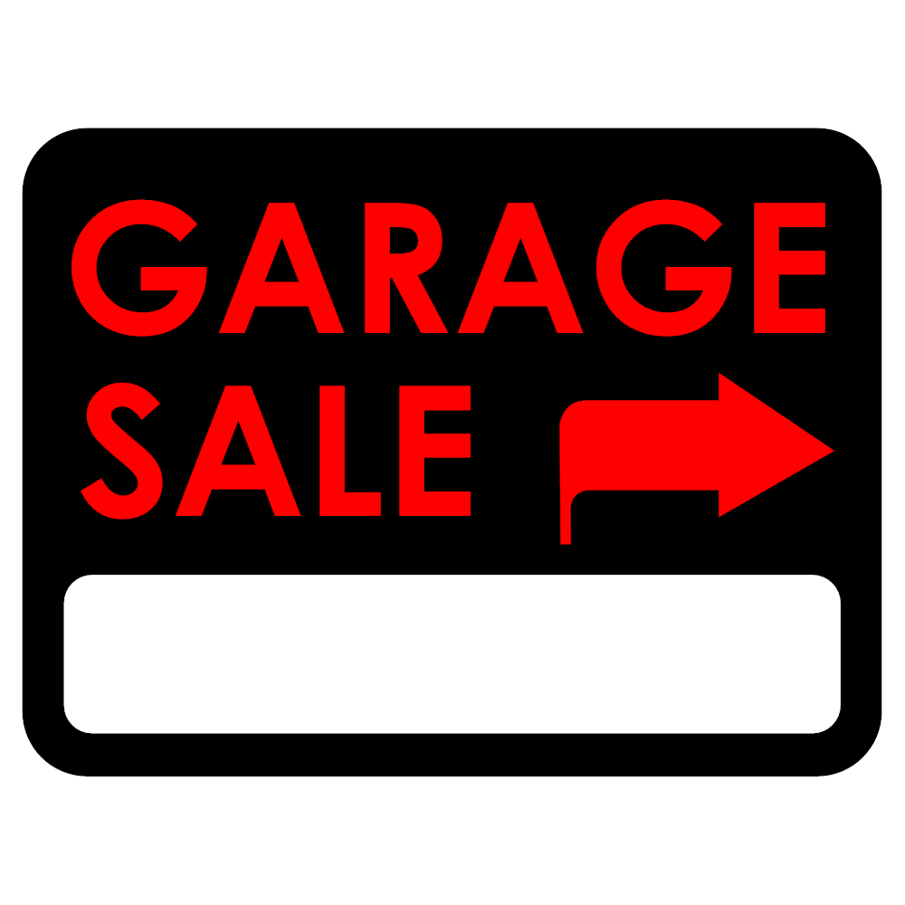 Example Image: Garage Sale Sign