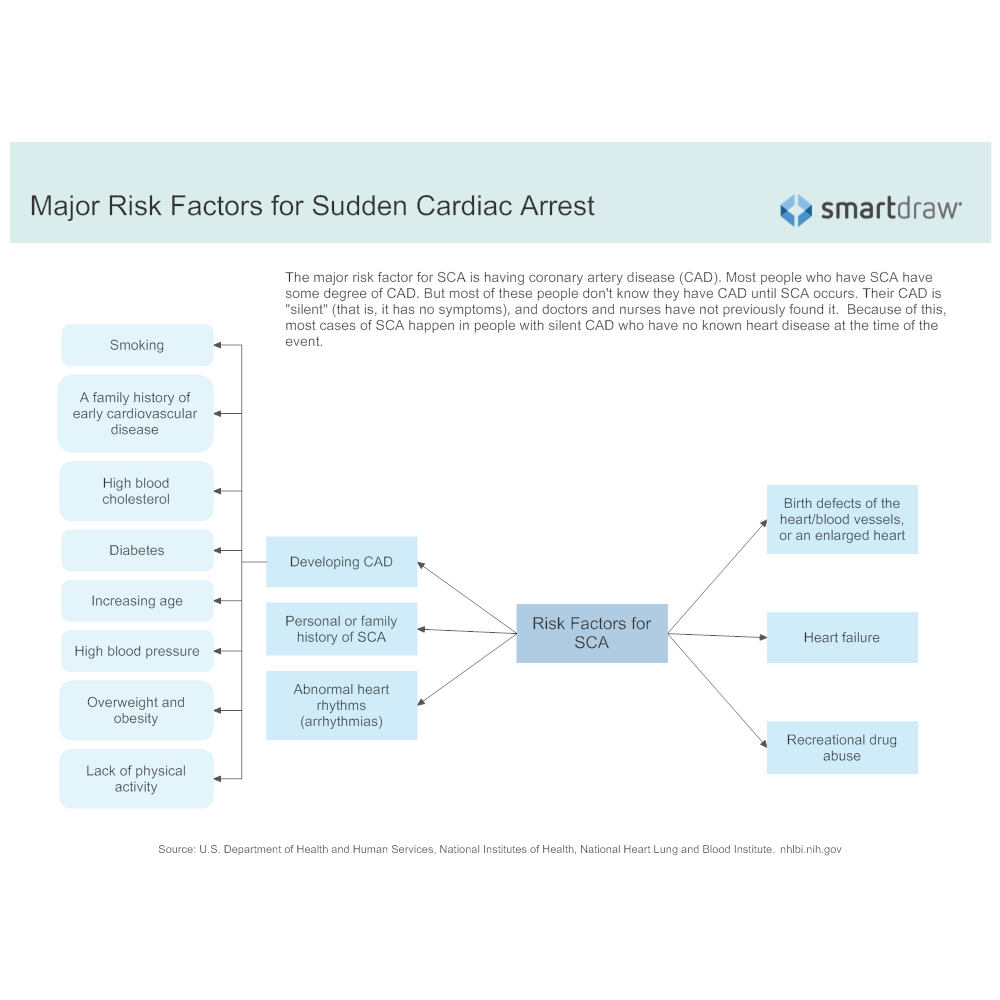 Example Image: Major Risk Factors for Sudden Cardiac Arrest