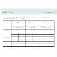My ABCs Record