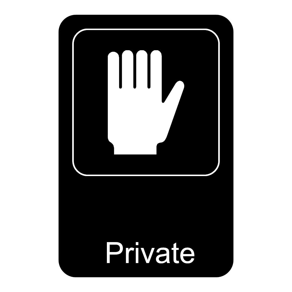 Example Image: Private Sign