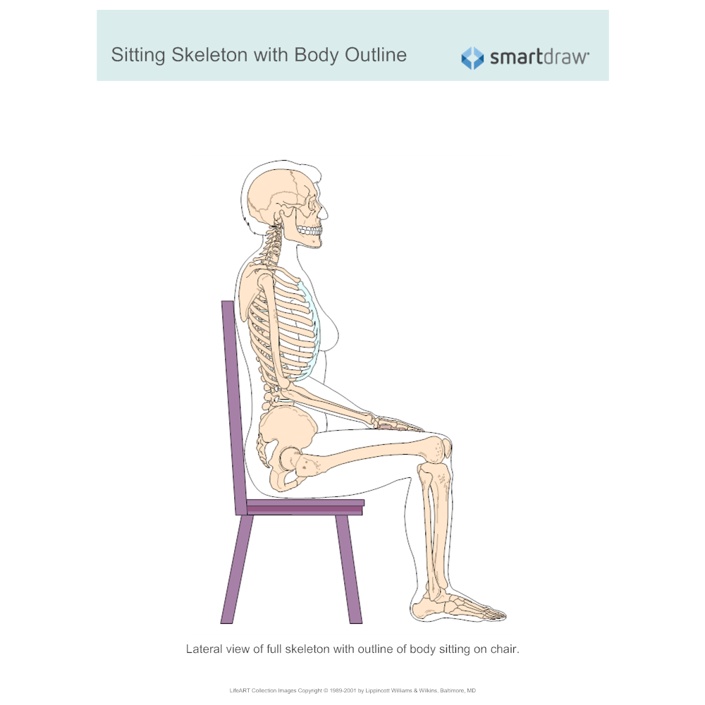 Example Image: Sitting Skeleton with Body Outline