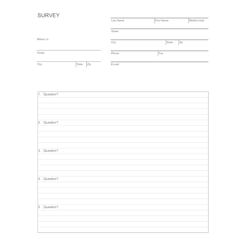 Example Image: Survey Template 4